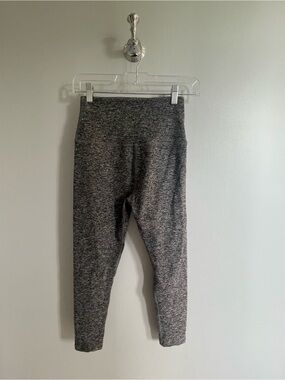 Womens  Beyond Yoga Grey Heather Stretch Leggings - Comfortable Everyday Bottoms
